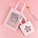 Art Card Paper Gift Packaging Bag With Transparent Window