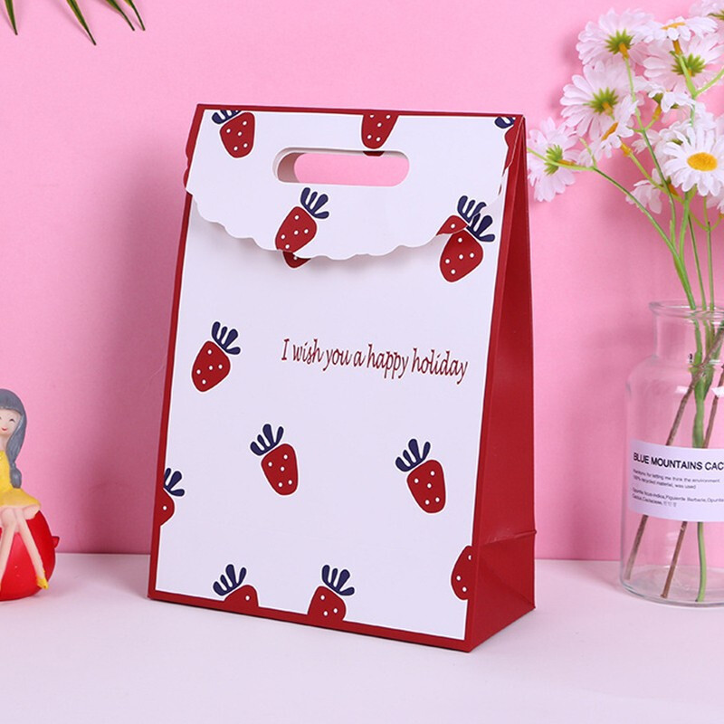 Personalice el diseño Bolsa con asa troquelada Bolsa de papel