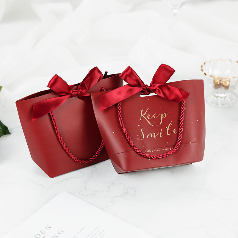 Sacchetto di carta del regalo dei gioielli della festa nuziale diretta della fabbrica con il logo personale