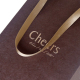 Декоративные роскошные подарочные бумажные пакеты для вина коричневого цвета на заказ
