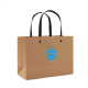 Kalınlaşmak Özel Renk giyim mağazası lüks Kraft Kağıt Kulplu Taşıma Çantaları