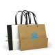 Thicken Custom Color clothing store luxury Kraft Paper carry Bags With Handles