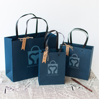 Impression personnalisée en gros sacs de transport en papier kraft étanche à l'eau