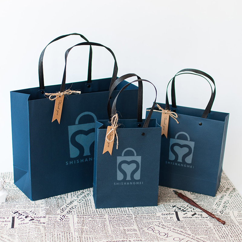 Impression personnalisée en gros sacs de transport en papier kraft étanche à l'eau