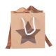 Strong Brown Kraft Gift Pouch paper bag With transparent Window