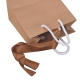 Strong Brown Kraft Gift Pouch paper bag With transparent Window