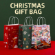 Sacchetti regalo riciclabili ecologici in carta natalizia
