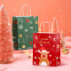 Sacchetti regalo riciclabili ecologici in carta natalizia