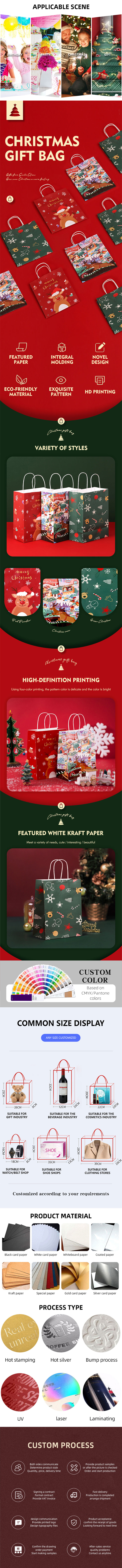 recyclable christmas gift bags