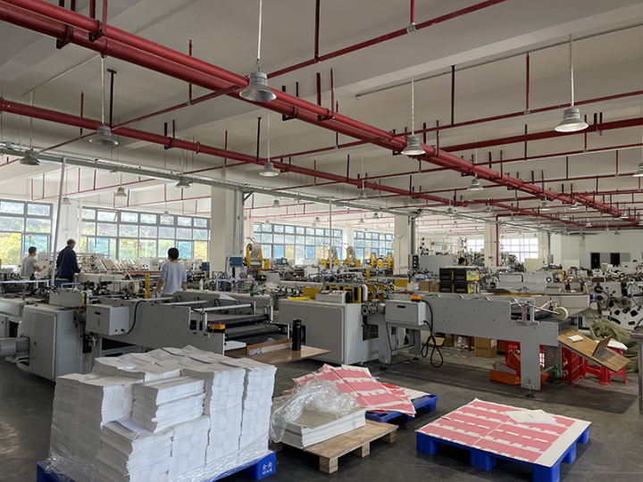 Ausstellung der Longnan-Papiertütenfabrik