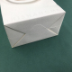 eco-friendly custom Small luxury white paper bags for watch perfume cosmetic and jewelry paper gift shopping package bag