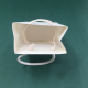 Petits sacs en papier blanc de luxe personnalisés respectueux de l'environnement pour le sac de paquet de cadeau de cadeau de papier cosmétique et de bijoux de parfum de montre