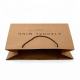 Custom brand logo Printed clothing shoes Packaging Brown kraft Paper Carry Bag with handles
