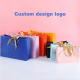 Personalized gift bags tote shopping paper packing bag with your own logo