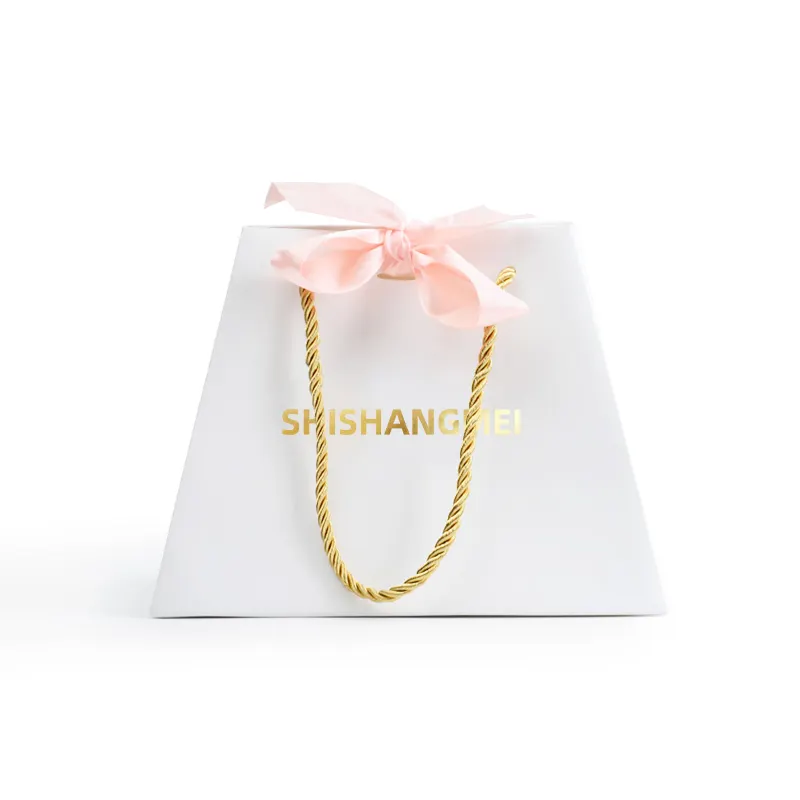 Сертификация ЛПС
, высокое качество, индивидуальный дизайн, черный, белый, маленькие ювелирные часы, духи, красота, покупки, бумажный пакет с ручкой из ленты