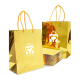 Cadeau de luxe personnalisé vêtements cosmétiques achats spécialité laser sacs en papier gros cadeau premium sac en papier étanche en relief