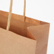 ファーストフードのショッピングのための中国の注文の小さい袋 ボルサ
 紙
 の茶色のクラフト紙の包装袋はあなた自身のロゴを奪います
