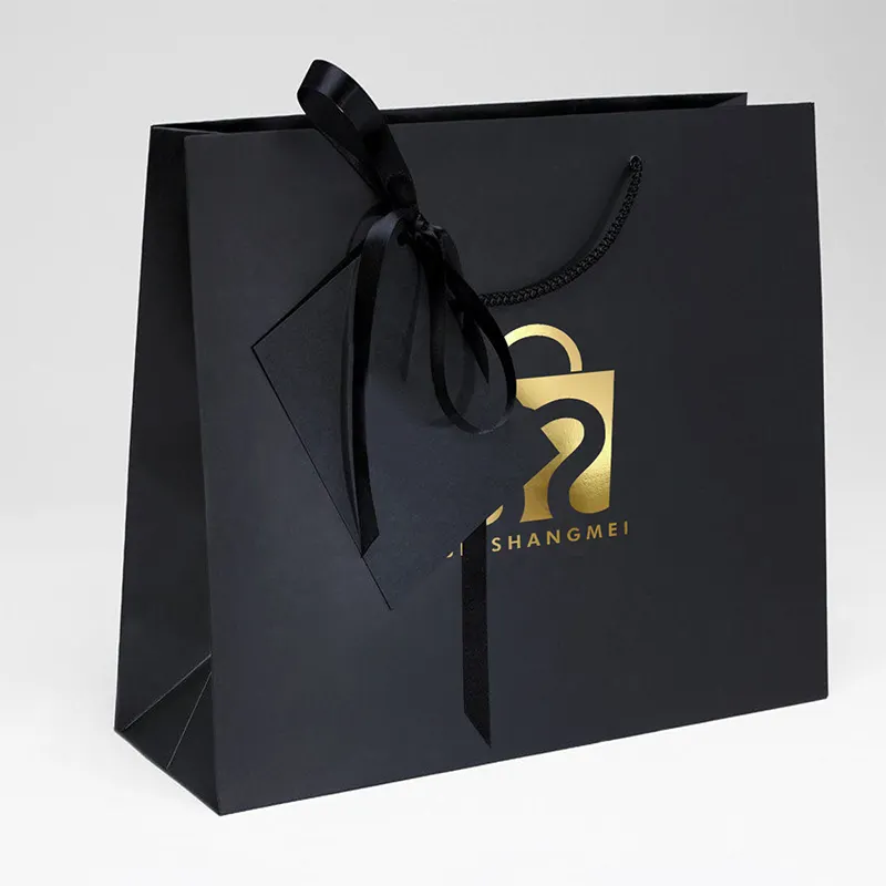 Bolsas de papel personalizadas al por mayor pequeñas bolsas de regalo con  logotipo