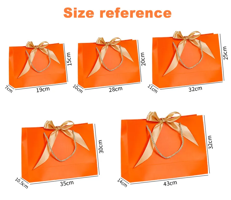 Papier de sacs à provisions de cadeau d'artisanat de couleur de logo imprimé par taille faite sur commande