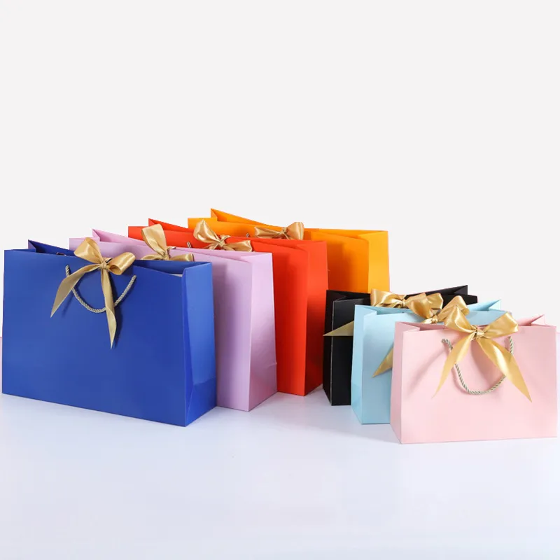 Umweltfreundliche Einkaufs-Geschenkpapiertüten in individueller Größe in personalisierten Farben