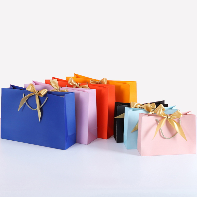 Eco-friendly Custom Size personalized color Shopping Gift Paper Bags
