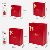 Taille personnalisée bijoux colorés shopping sacs-cadeaux en papier a4 avec logo