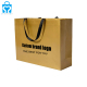 Recyclable bolsas de papel brown reusable gift shopping packing paper bags