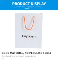 Vêtements jaunes livres cosmétiques documents sac à provisions en papier avec logo