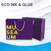 L'OEM a imprimé le sac de papier d'emballage d'achats de papier de chaussures d'habillement de cadeau