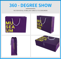 L'OEM a imprimé le sac de papier d'emballage d'achats de papier de chaussures d'habillement de cadeau