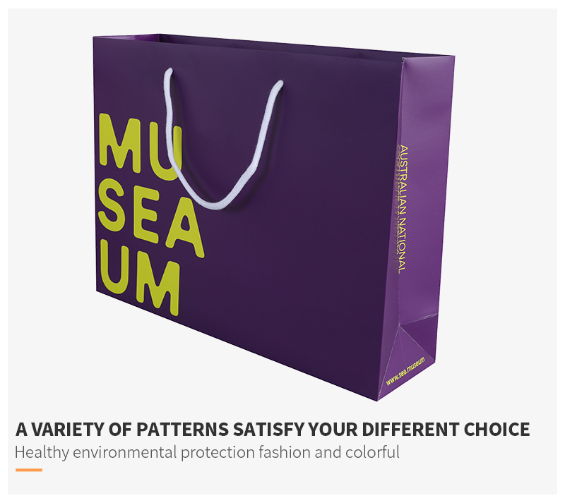 L'OEM a imprimé le sac de papier d'emballage d'achats de papier de chaussures d'habillement de cadeau