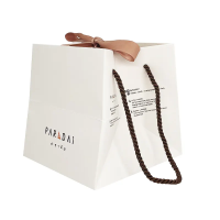 Sacs en papier d'emballage en carton recyclé de haute qualité de très grande taille bouquet de fleurs sacs en papier à fond carré