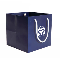 Sacs en papier d'emballage en carton recyclé de haute qualité de très grande taille bouquet de fleurs sacs en papier à fond carré