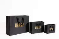 Conception personnalisée Shopping cadeau bijoux papier emballage de luxe sacs-cadeaux en papier avec poignée votre propre logo