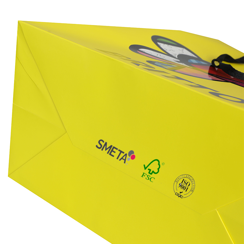 Sac à provisions avec votre propre logo personnalisé sacs en papier d'épicerie imprimés vêtements recyclés biodégradables chaussures emballage sac en papier