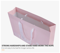 Emballage de sac en papier de magasinage de cosmétiques de chaussures de vêtements réutilisables respectueux de l'environnement avec des sacs d'épicerie imprimés par logo personnalisé