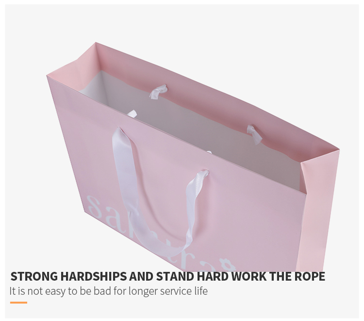 Emballage de sac en papier de magasinage de cosmétiques de chaussures de vêtements réutilisables respectueux de l'environnement avec des sacs d'épicerie imprimés par logo personnalisé