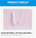 Confezione di sacchetti di carta per la spesa per cosmetici riutilizzabili ecologici personalizzati per scarpe con sacchetti della spesa stampati con logo personalizzato