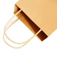Sac à provisions en papier kraft recyclé avec logo