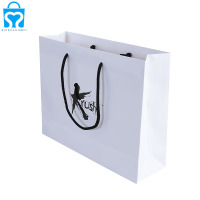 Özel beyaz lüks paket servisi olan restoran alışveriş çantası hediye premium craft kart paketi kağıt çantalar sac cadeau kişisel avec logo baskılı