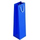 Bolsa de papel kraft reciclada personalizada, botella de vino, ramo de flores, regalo, bolsa de embalaje de papel kraft con asa