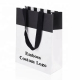 Custom shoes clothing boutique tote gift bags with luxury ribbon handle embossed customized size and printing logo shopping bag