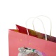 Bolsa de papel de arte de bolsa de compras de artesanía de joyería reutilizable de lujo personalizada con su propio logotipo de bolsa de embalaje de regalo con logotipo