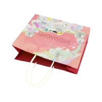 Vêtements cosmétiques réutilisables de luxe personnalisés jewerly artisanat shopping sac en papier d'art avec votre propre logo logo de sac d'emballage cadeau