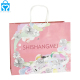 Customized luxury reusable cosmetic clothes jewerly craft shopping tote art paper bag with your own logo gift packing bag logo