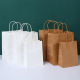 Design personalizado, roupas artesanais brancas, sapato de restaurante, comida, papel, sacola de embalagem para compras