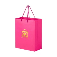Small scale industries prices thickened retail kraft paper bag for gift with custom logos stamping gold foil orange gift bag