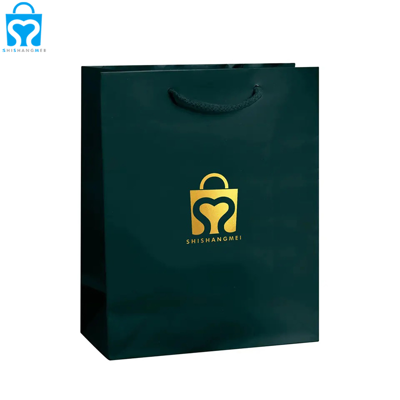 Luxuriöse Goldfolienprägung, einfarbiges Papier, Druckknopf, Uhr, Geschenk, Nadelfilz, kosmetisches Schmuckpapier, Einkaufsgeschenktüte mit Logo