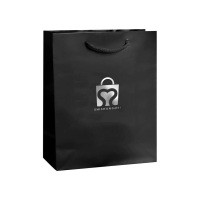 Luxury gold foil stamping plain art paper snap button watch gift needle felt cosmetic jewerly paper shopping gift bag with logo