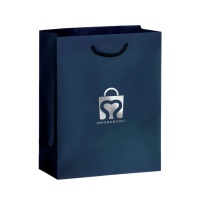 Luxury gold foil stamping plain art paper snap button watch gift needle felt cosmetic jewerly paper shopping gift bag with logo